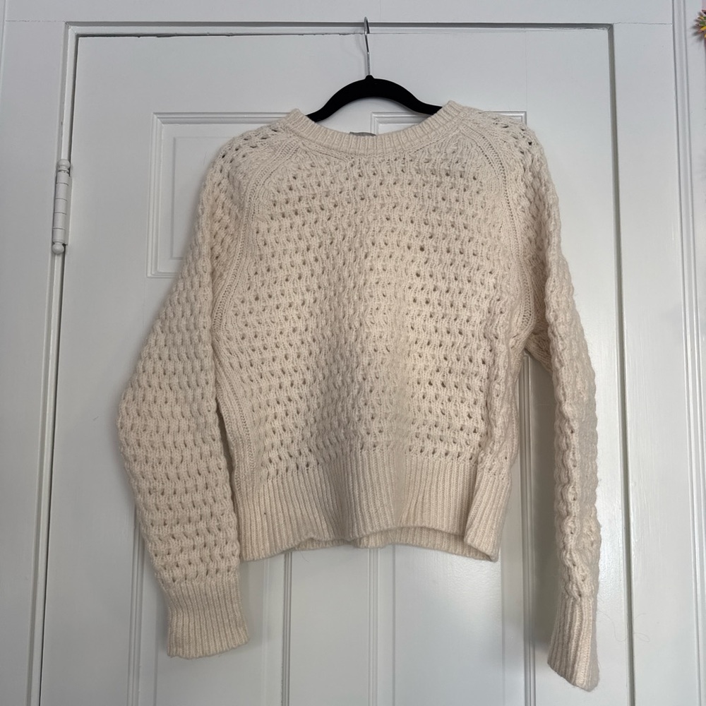 Everlane Women's Cream Knit Sweater